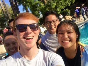 corrine and cari baptism